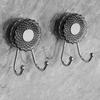 2Pcs Double Hook Wall Hooks No Punching Towel Hook Suction Cup Strong Load Bearing Hanger Waterproof Rustproof Adjustable Hanging Hook for Bathroom