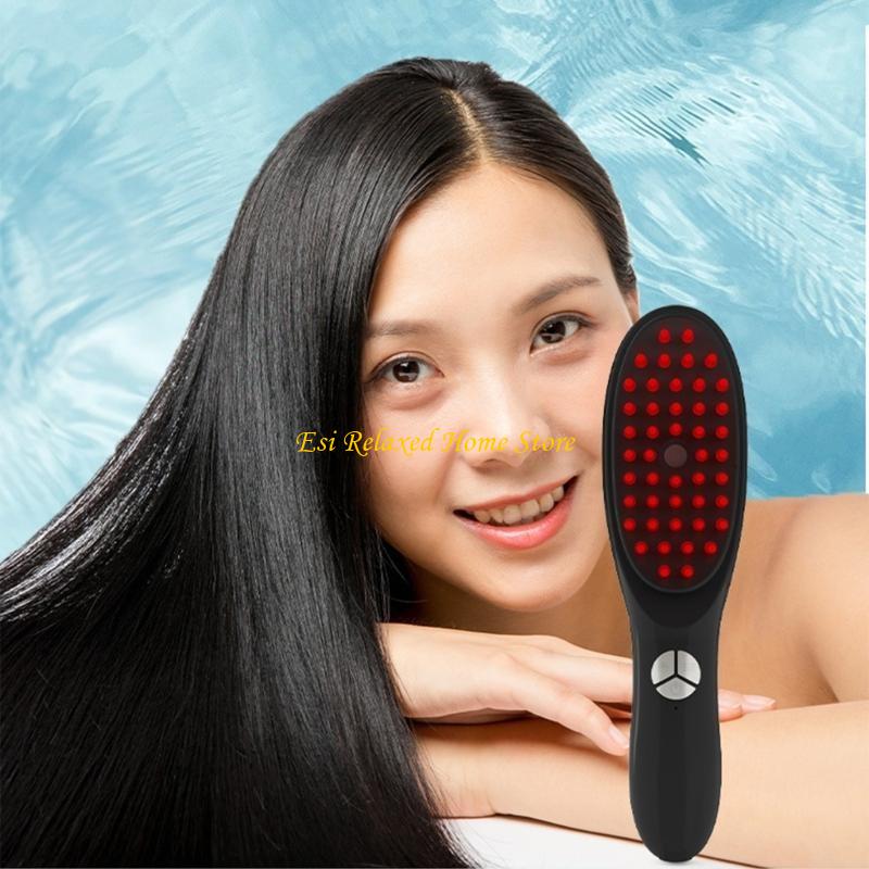 B46E Electric Massage Comb for Scalp Applicator Comb Head Massager Scalp Treatments