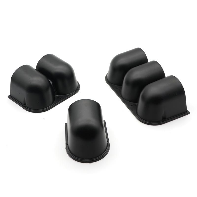 DRAGON GAUGE 52mm Car Gauge Pod Universal Black Single Double Triple Car Meters Holder for 2 Inch 52mm Gauges