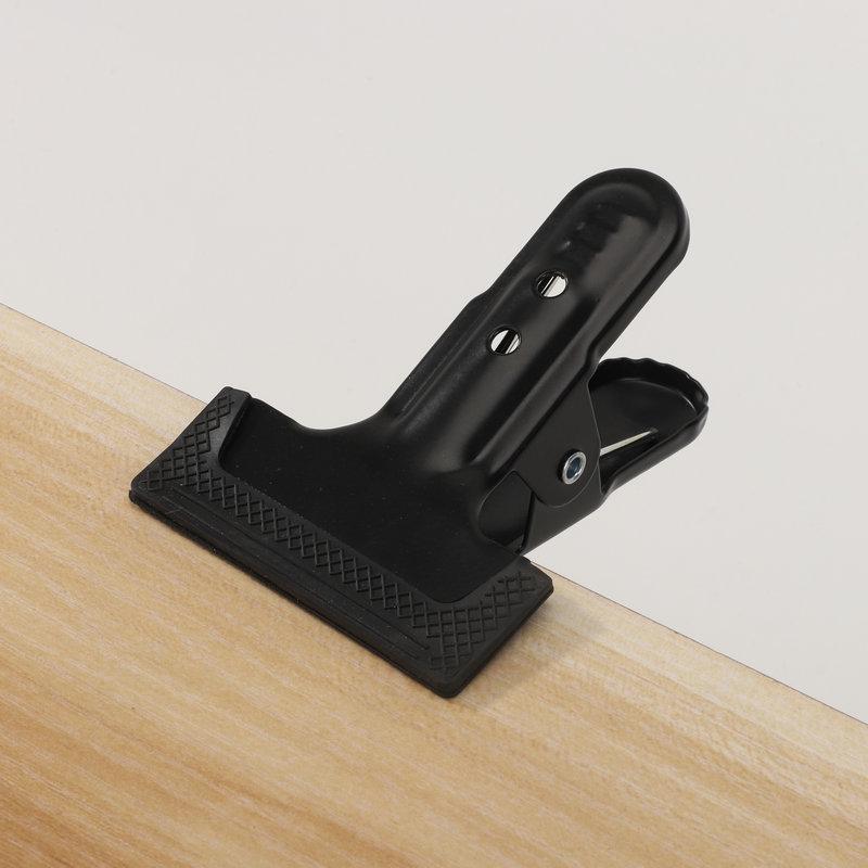 Metal Black Clip with Hook for Photography Backgrounds and Paper