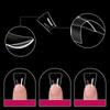 120/504 Pieces Short Curved Duck Nail Tips Half Cover Press On Nail Beginner Friendly Nail for Easy DIY Nail Art