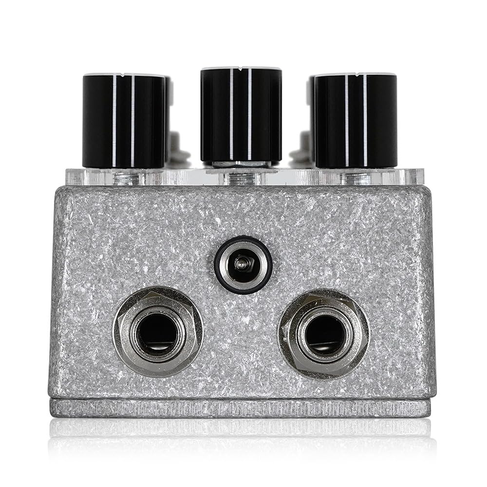 Mattoverse Electronics Inflection Point Clear Acrylic Vibrato Guitar Effects Pedal Face/Tremolo
