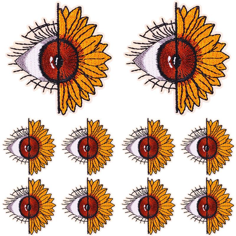 5 szt./Partie Księżyc Motyl Taśma Kwiat Haftowana Naszywka Kreskówkowe Naszywki Na Ubrania DIY Naszywki Do Naprasowywania Na Ubrania Naklejki Do Naszywania