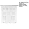 Shower Curtain Bath Organizer Shower Curtain with 9 Transparent Pockets Keep Smartphone Safe Bath Curtain for Bathroom Storage