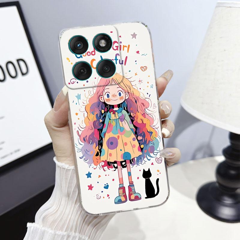Phone Case For Moto Edge 60 Fusion Case Protect Cover For Motorola Moto Edge 60 Marble Butterfly Print Clear Soft Silicone Funda