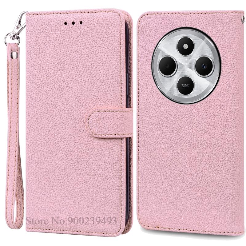 For Poco C75 Case Luxury Leather Flip Wallet Case For Poco C75 Case Xiaomi Poco C75 C 75 Case Silicone Book Cover Coque Fundas