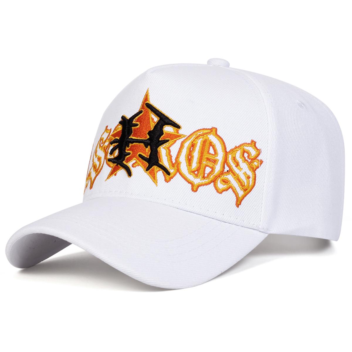 Unisex H-Buchstaben Pentagramm Stickerei Baseballkappen Frühling Herbst Outdoor Verstellbar Lässige Hüte Sonnenschutzhut Sportkappe