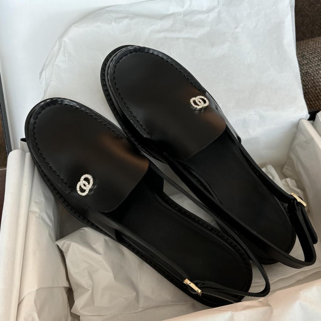 Wersja ze skóry owczej~ Prawdziwa skóra w stylu Xiaoxiangfeng z małymi skórzanymi butami Loafu damska letnia torba sandały na platformie Muller chłodne kapcie