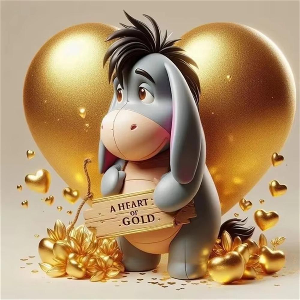 Disney Winnie The Pooh 5D Diamond Painting Full of Diamonds Handmade DIY Cartoon Decorative Painting Diamond Sticker Kit