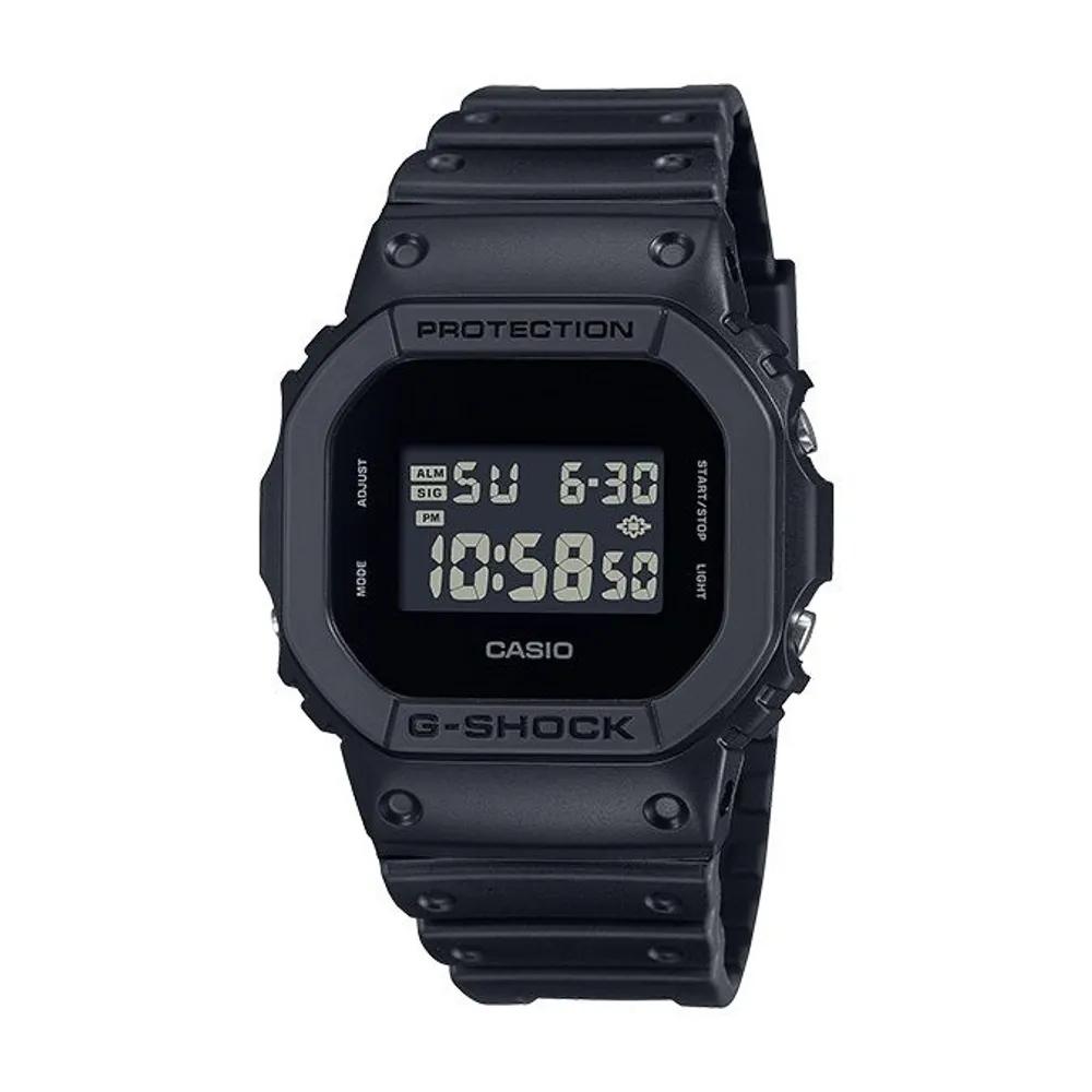 DW-5600UBB-1DR LNW Unisex LED Light Square Electronic Waterproof Watch