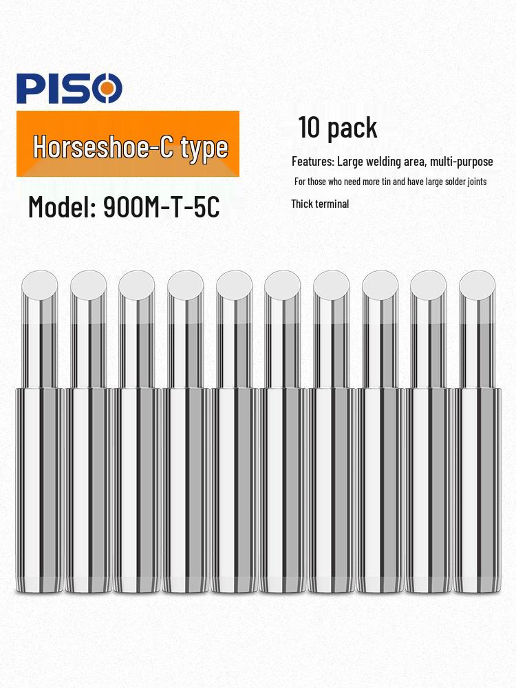 Lead-Free 936 Soldering Iron Tip, Constant Temperature, Internal Heating, 60W, Universal Needle Point, Horseshoe, Knife Shape.