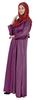 Bimba Islamic Clothes For Women Long Prayer Robe Maxi W  Printed Hijab Rayon Abaya Front Button Muslim
