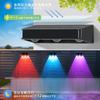 Solar Outdoor Waterproof Solar Fence Garden Solar 9 Color Nameplate Ultra Automatic IP65 for Parking Lot 2 Light, Light, Light, Light, LED, Modes,