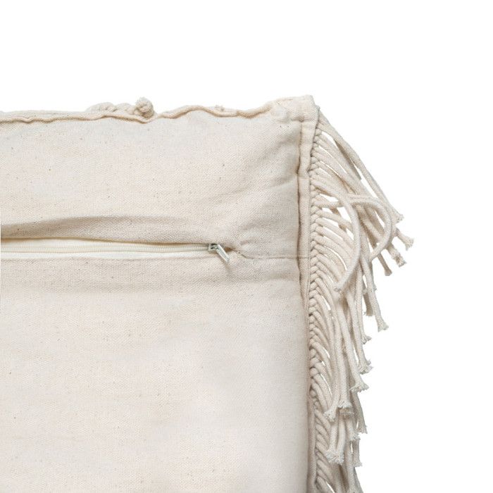 Coussin macramé "été" 30 x 50 cm Atmosphera - -
