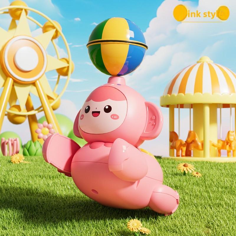 Детская развивающая игрушка Юла С Подвижным Слоником Для Младенцев