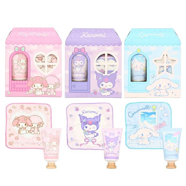 SHOBIDO - Sanrio Hand Cream & Mini Towel Set My Melody - Strawberry