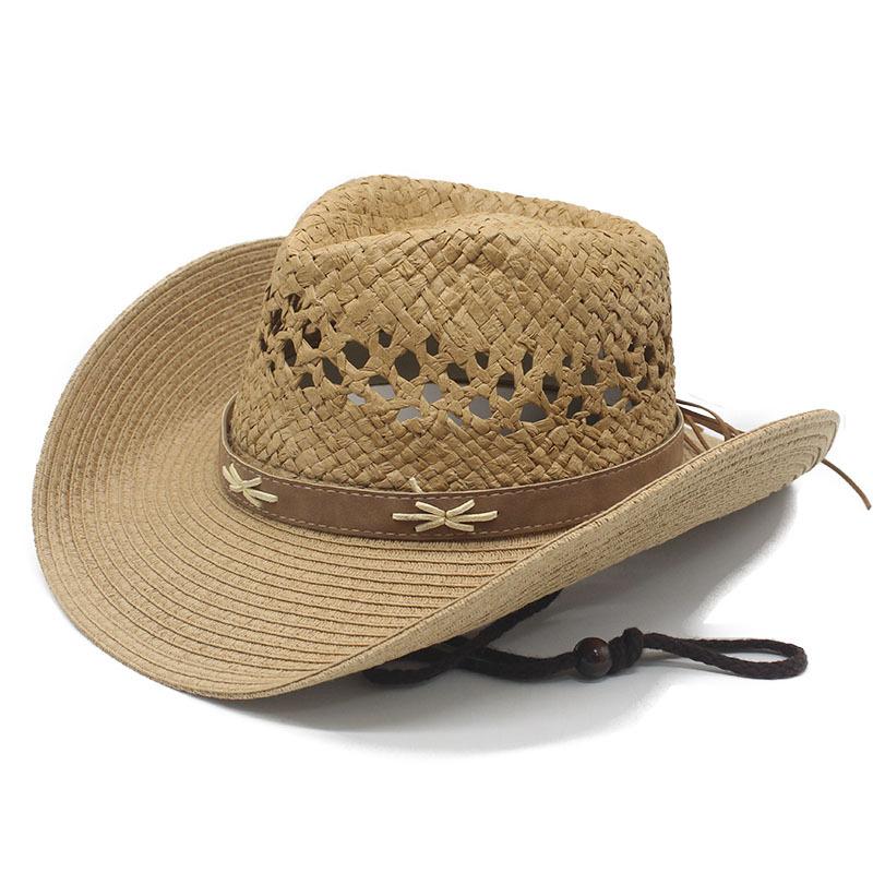 Ethnic Style Fringed Straw Hat Summer Hat Unisex Sun Protection Sun Hat Beach Vacation Big Brim Cowboy Hat