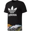 Adidas T Shirts Men's Black Crew Neck Moderate BQ0923