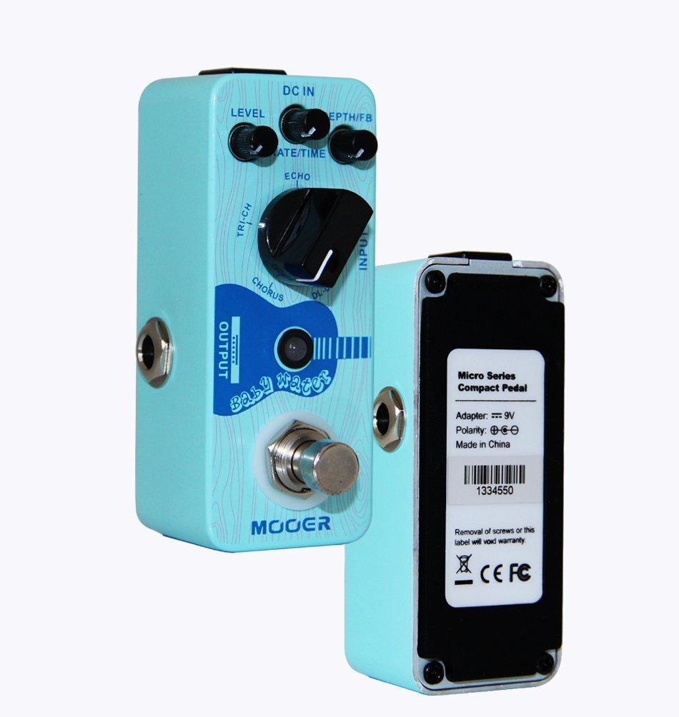 MOOER Micro Series Acoustic Guitar Delay Chorus Pedal Baby Water &