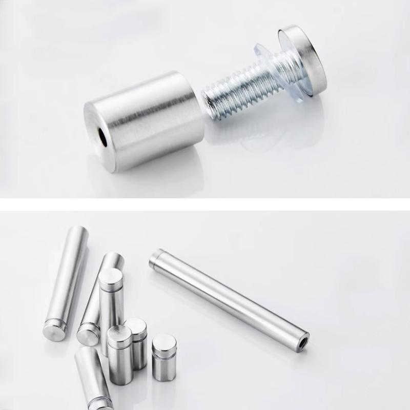 1PC of M16 Advertising Nail Stainless Steel Acrylic Nail Glass Fixing Decorative Nail Mirror Nail Cover Advertising Board Screw