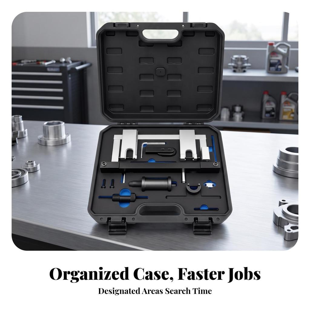 Timing Tool Kit with Carrying Case Portable Sturdy for Garage