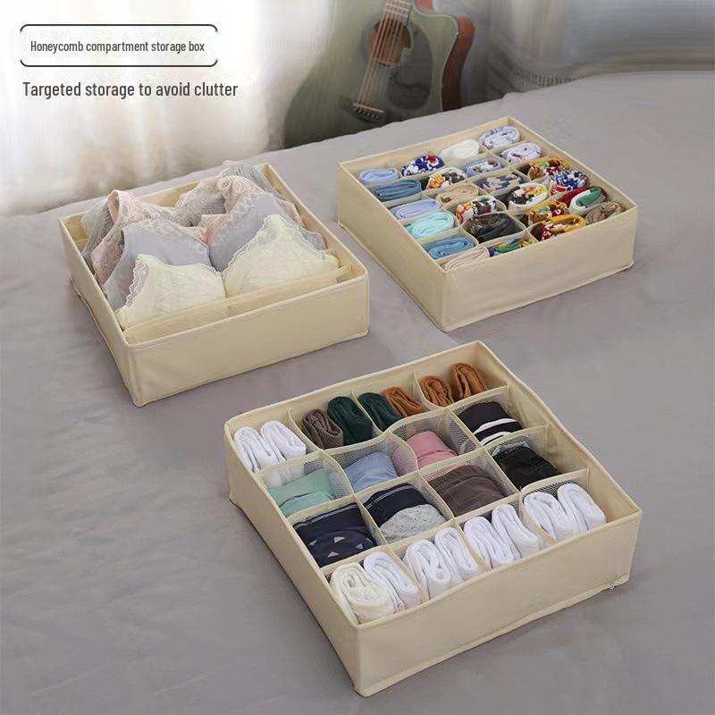 Waterproof Foldable Desktop Storage Box for Underwear and Socks