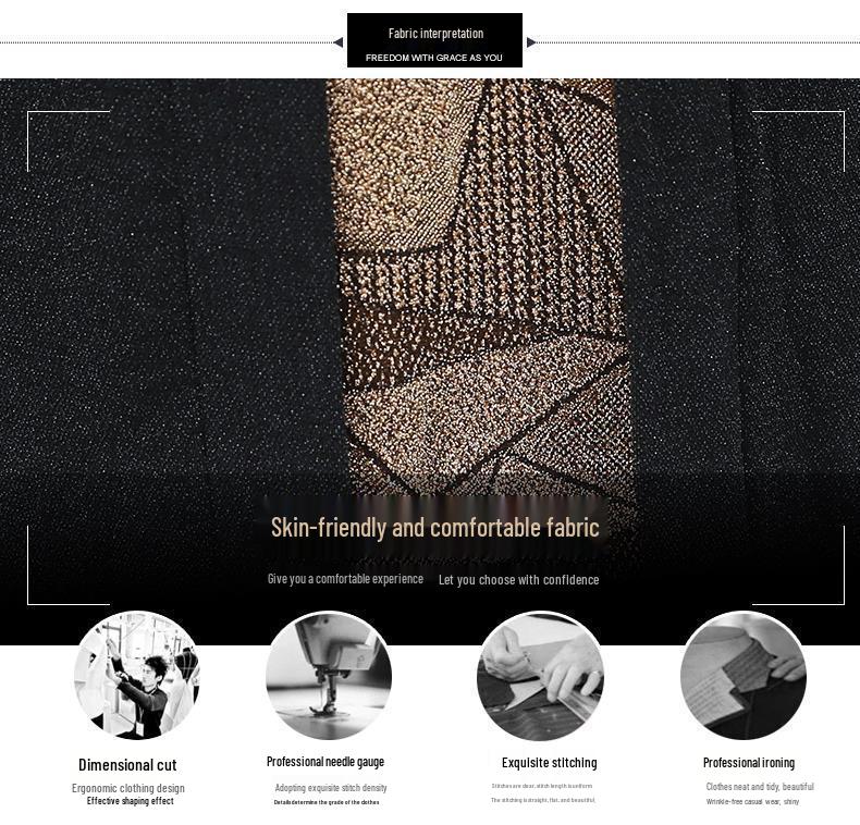 Elegantes Schlankmachendes Zweiteiliger Look Kleid für Damen - Langärmliges Frühling/Herbst Bauchbedeckendes Mode für Mittleren Alters und Ältere, 2025