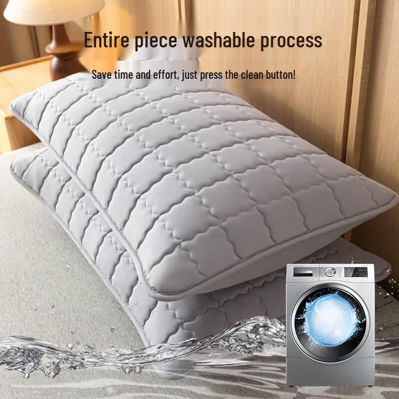 MUJI Quilted Anti-Oil Pillowcase Set
