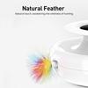 2 In 1 Smart Cat Automatic Feather Fun Ball Toy 5 Modes Electronic Interactive Pet Toys