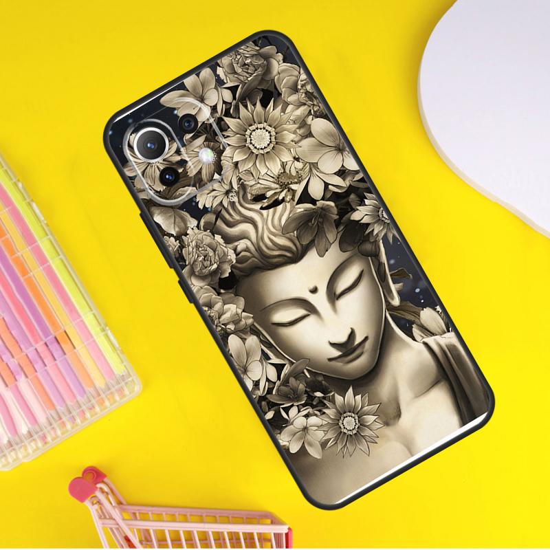 Mandala Buddha Cover For Xiaomi 14 Ultra 13 11T 12T 13T 14T Pro POCO X6 X7 Pro X3 X5 F3 F5 F6 M6 Pro Case