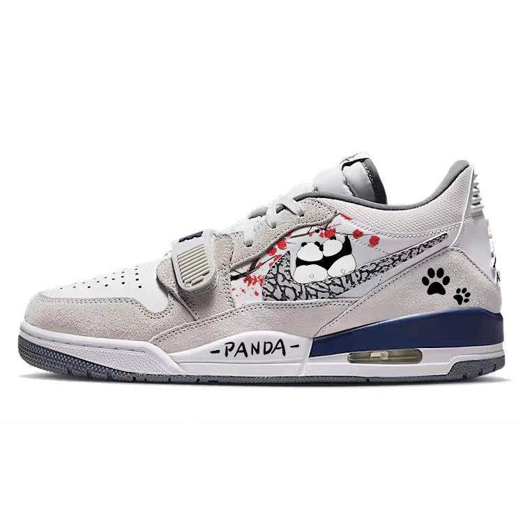 

Jordan Legacy 312 Vintage Basketball Shoes Men s Low top Gray/White CD7069-124(Team56-) 44