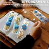 12/16pcs DIY 5D Diamond Painting Bookmark Kits with Pendant Diamond Art Bookmark Craft Kit for Adults Beginner Crafts Gifts