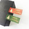 100 Adet/lot Mutlu Noeller Paket Mühür Etiketi Noel Ağacı Hediye Etiketi Etiketi Scrapbooking Noel Partisi Süslemesi İçin