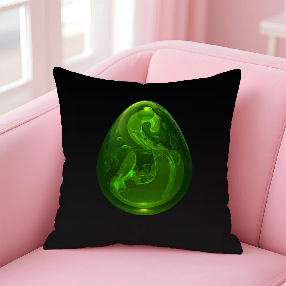 Game D-Dofus Cushion Cover Comfortable Reversible Pillow Cover Ideal for Car Sofa Bedroom & Beyond 12x12Inch
