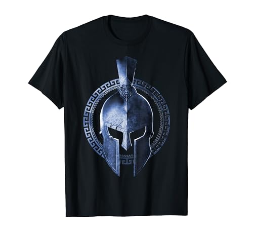 Spartan Helmet Warrior Sparta Greek Gladiator Workout Gym T-Shirt