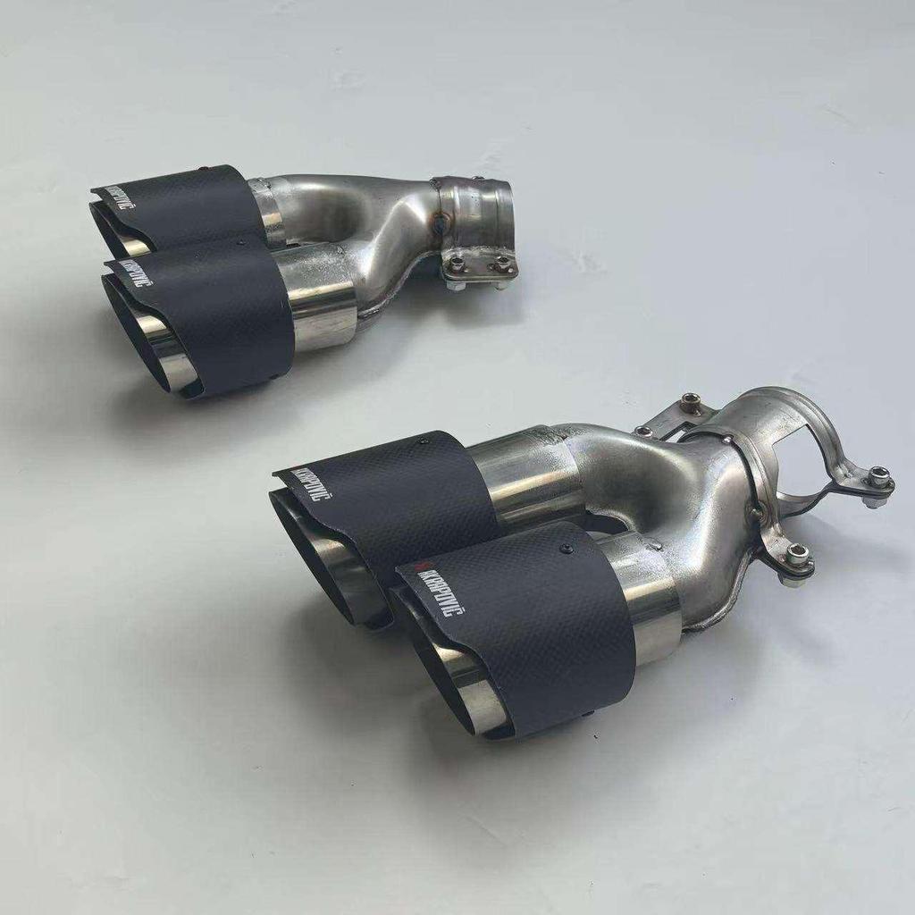 BMW 5 Series G30/G38 Akrapovič Quad Exhaust Tips & Rear Diffuser