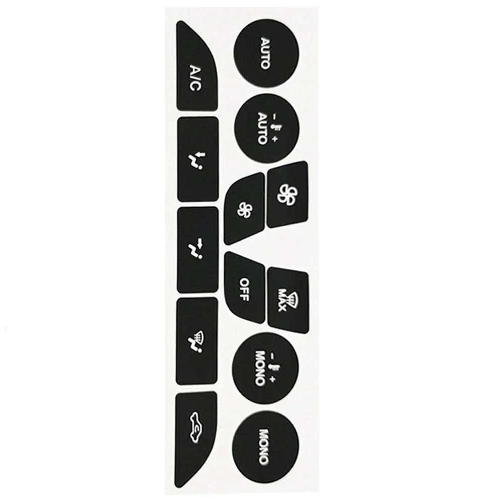 Perfect-Fit Car Vinyl Climate Repair Decals Button Sticker Air Dashboard Accessories for Ford Focus 2 MK2 99-05