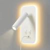 Modern Rotating Wall Lamp With Usb Bedroom Study Living Room Hotel Bedside Reading Rotation LED Wall Light With Switch Control
