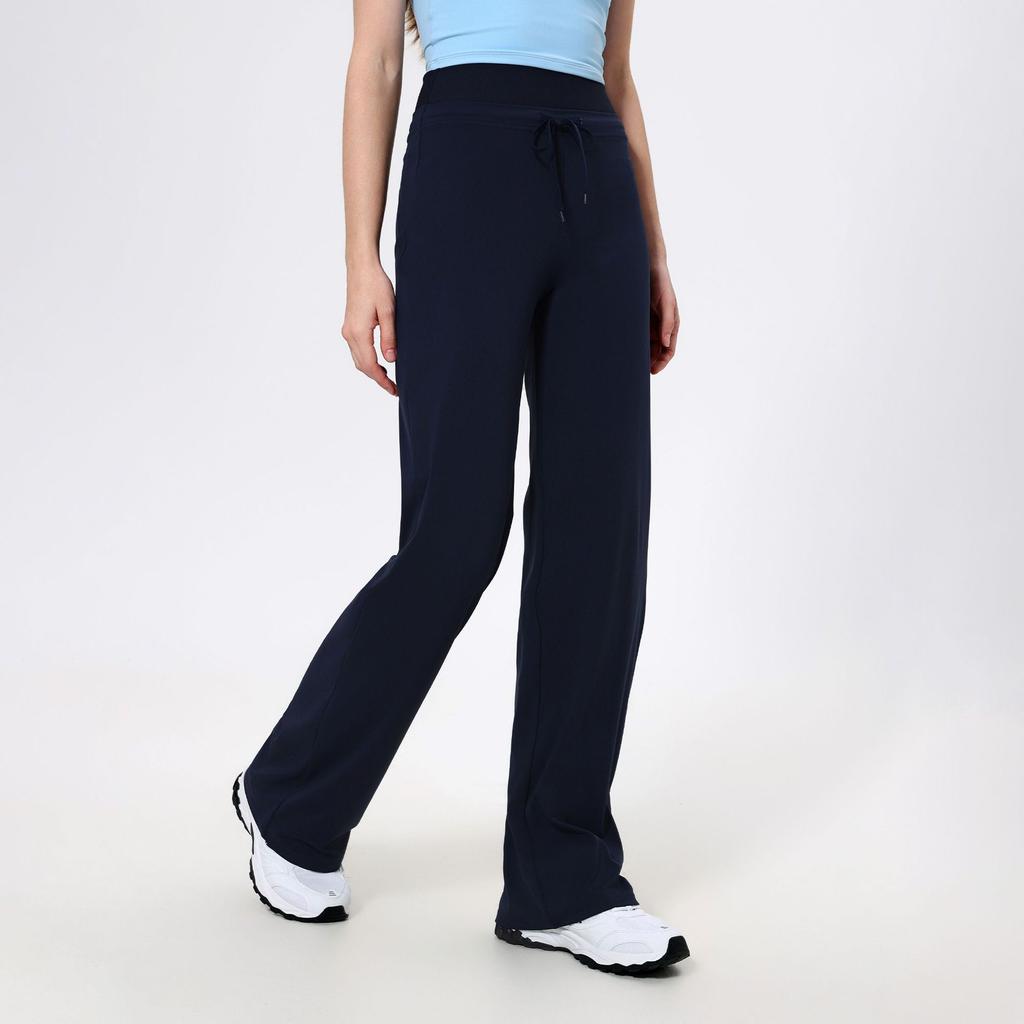 Sweatpants High Waist Threaded Abdomen Sports Loose Straight Trousers Women's Quick Drying Running Thin Fitness Trousers Yoga Pants