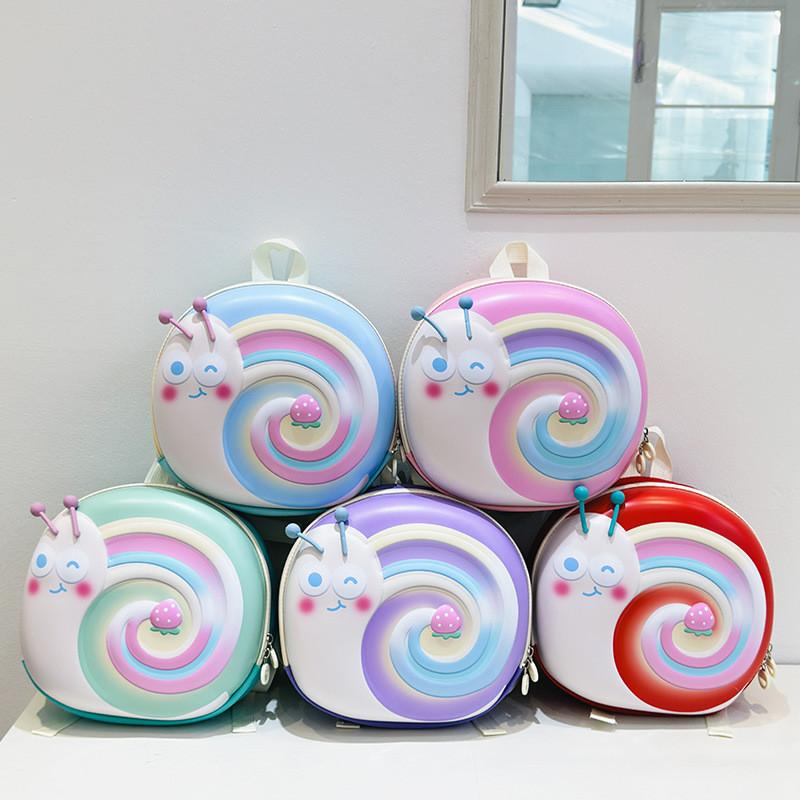 Baby Snail Oxford Cloth Eva Backpack With Breathable Mesh For Preschool Kids