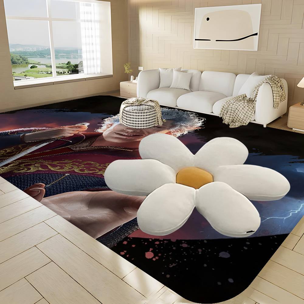 A-Astarion Fußmatte Waschbar Rutschfest Wohnzimmer Sofas Stühle Bereichsmatte Küchen-Fußmatte Teppich