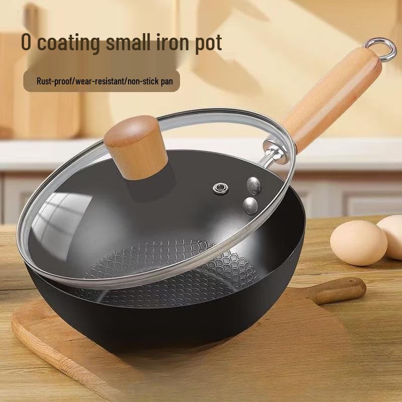 Zhishi 20cm Mini Multi-functional Iron Pot