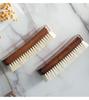 High-Grade Wool Shoe Brush with Super Soft Bristles - Safe for Cleaning Leather Shoes and Bags