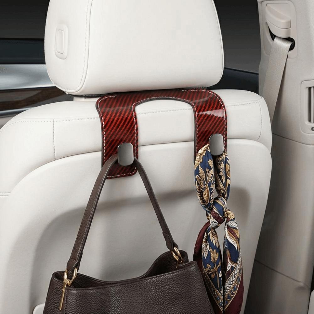 High Load-Bearing Car Backseat Hanger Double Hook Hanging Headrest Bag Holder Car Rear Seat