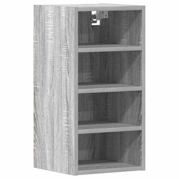VidaXL Wall-mounted Cabinet "Riga" Sonoma Grey 30 X 29.5 X 60 Cm Engineered Wood 854171