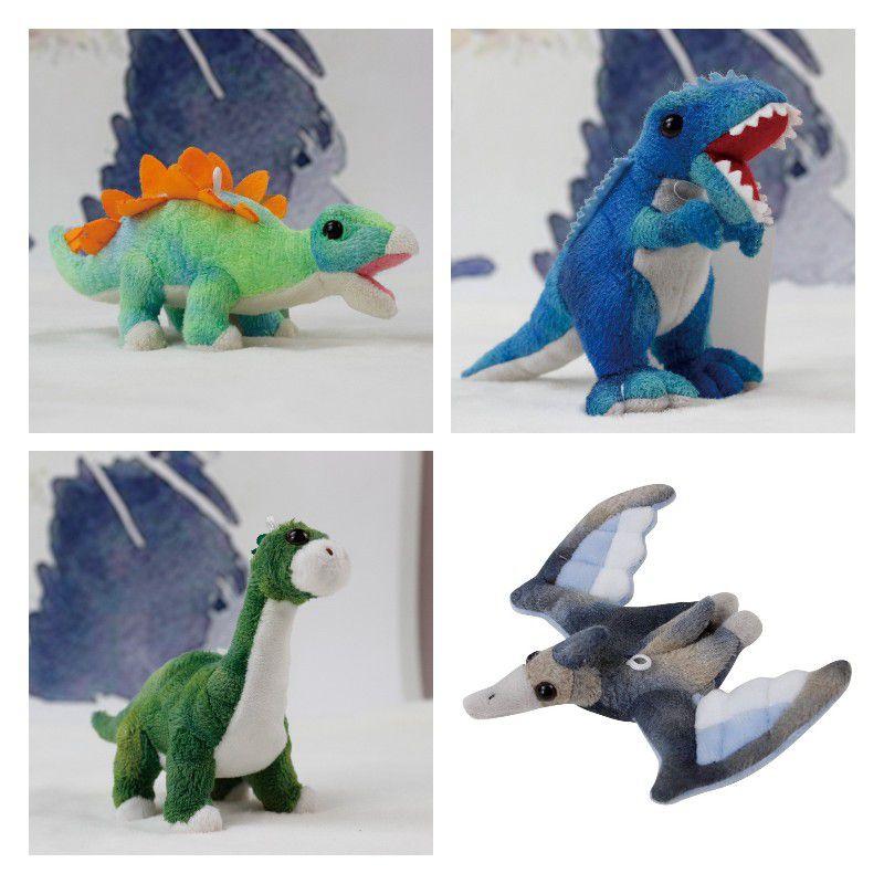 Creative T-rex Plush Toy In Dinosaur House Theme For Christmas Gift