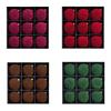 9pcs Vintage Velvet Christmas Balls Flocking Christmas Spheres Xmas Tree Pendant  Home Office Decor"