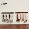 5Pcs Kitchen Dollhouse Miniature Spoon Shovel Cookware Tools DIY Accessories Kit