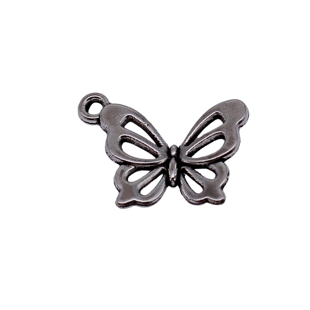 Butterfly Charms Simple Pendants For Minimalist DIY Jewelry Making