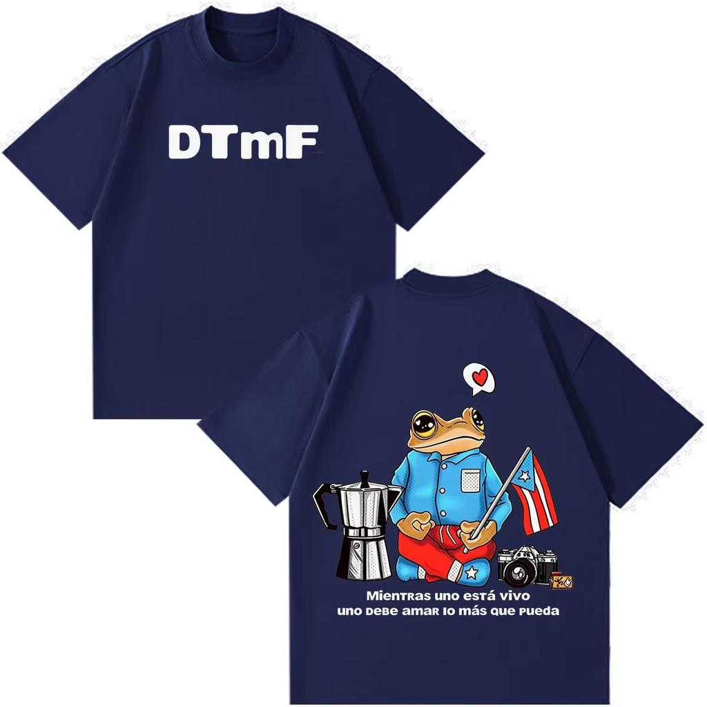 Bad Bunny 2026 Debi Tirar Mas Fotos (DTMF) World Tour Merch Hip Hop Loose Short Sleeve T-shirt